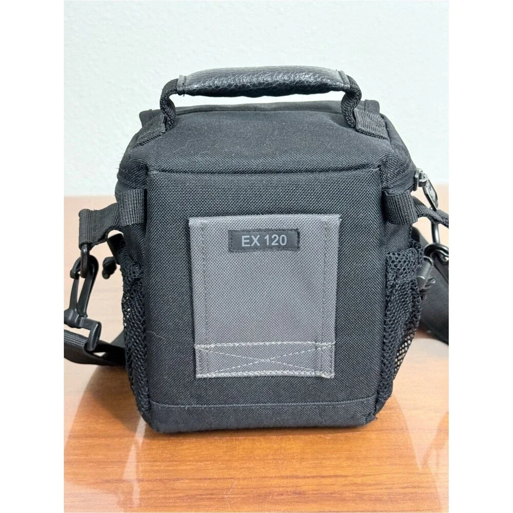 Lowepro EX 120 Black & Gray Compact Camera Bag with Shoulder Strap